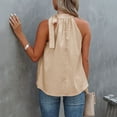 thumbnail image 4 of SMihono Hauts pour Femmes Débardeur pour Femmes Été Femme Dos Nu Col Rond Sans Manches T-Shirt à Imprimé Léopard Hauts Débardeurs pour Femmes Hauts d'Été pour Femmes, 4 of 8