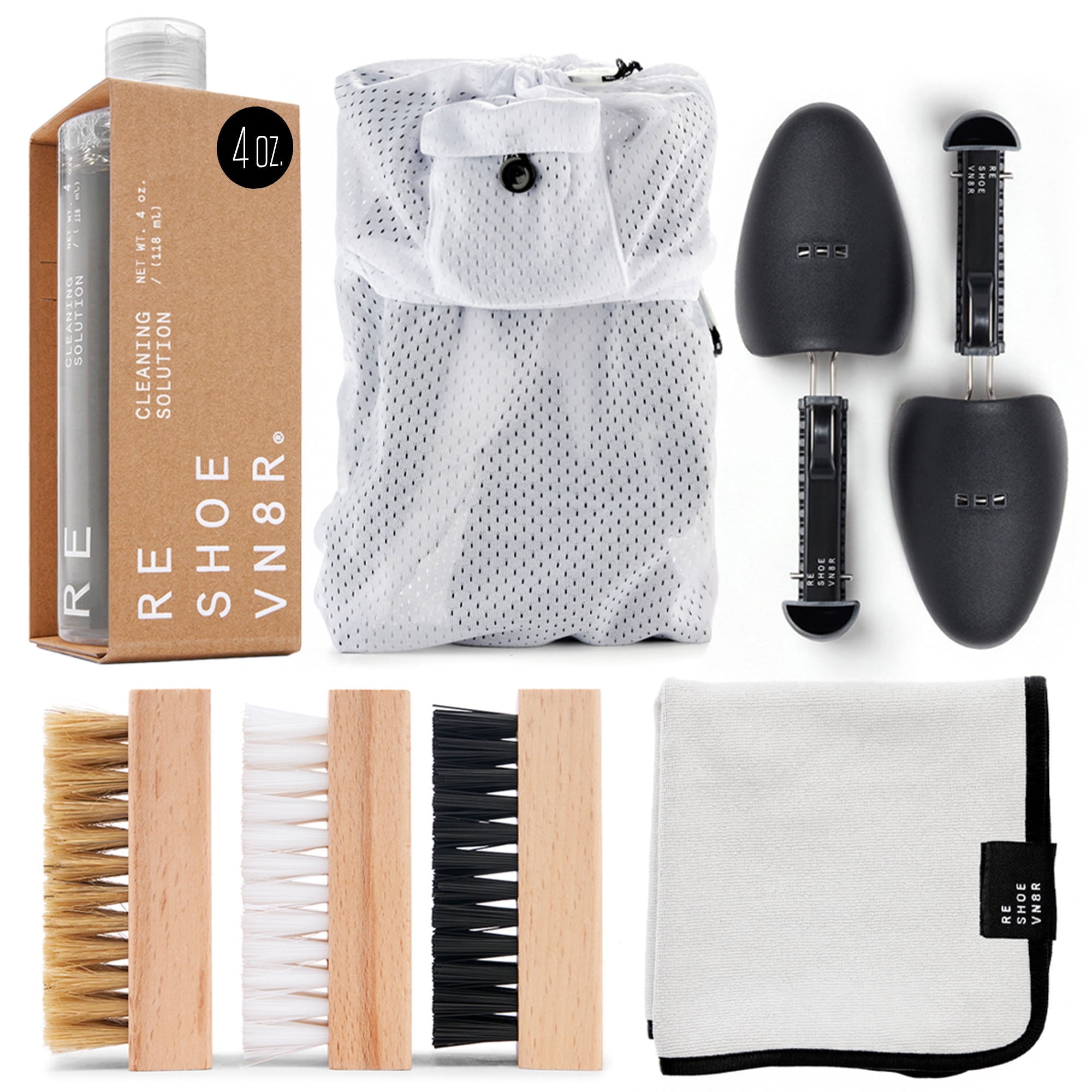 その他 KIWI SELECT Valet Shoe Care Kit KIWI Select Wooden Shoe Valet Kit with Shine Accessories - Walmart.com