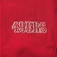 thumbnail image 4 of Men's Dunbrooke Scarlet San Francisco 49ers Sonoma Softshell Full-Zip Jacket, 4 of 4