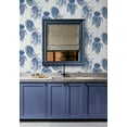 thumbnail image 5 of NextWall Blue Sapphire Jellyfish Peel and Stick Wallpaper, 5 of 8