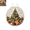 A#001, variant on Diamond Painting Kit, Christmas Pearl Diamond Art Acrylic Hanging Ornament Kit, Christmas Decorations,Sparkle Pearl Bead Clear Acrylic Board Santa Claus DIY Handmade Christmas Wall Hanging Decor-A