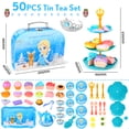 thumbnail image 2 of HopeRock 50PCS Toys for Girls 3-6 years, Princess Tea Set for Little Girls Ages 6 7 8 9+ Years, Pretend Play Toys Gift for Girls Birthday Christmas., 2 of 6