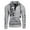 Gray, variant on ZVNAΖH Sweaters for Men, Vintage Sweater for Men Gothic Long Sleeve Sweater Big and Tall Knit Sweater High Neck Sweater Fashion Streetwear