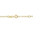 thumbnail image 2 of Miabella Cherry Charm Rolo Chain Bracelet in Yellow Plated Sterling Silver, 2 of 4
