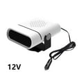 thumbnail image 1 of DEBGFS 2022 Portable Car Heater  Fast Heating Quickly Defrost Defogger Demister Heat Cooling Fan   12V Auto Dryer Windshield Defroster Car Heater Plug into Cigarette Lighter (white),white,12v, 1 of 14