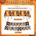 thumbnail image 6 of Basketball Party Supplies Basketball Plates Cups Napkins Basketball Birthday Decorations with Banner Tablecloth - for Sports Party Favors Serve 20 Design3, 6 of 7