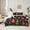 Black Green Red, variant on Manfei Christmas Santa Claus Twin Bedding Sets 7-Piece for Kids Children,Xmas Golden Snowflakes Bedding Comforter Set Microfiber,Geometric Stripes Breathable Sheet Sets,Lightweight Room Decor