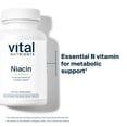 thumbnail image 3 of Vital Nutrients Niacin 500mg | Timed-Release Niacin Supplement for Men & Women | Vitamin B3 Supports Heart Health and Protein & Fat Metabolism | Gluten, Dairy, Soy Free | Non-GMO | 90 Tablets, 3 of 6