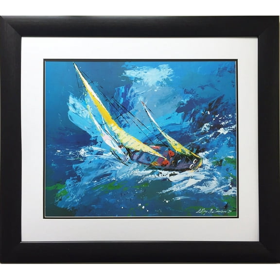 LeRoy Neiman "Sailing" Newly CUSTOM FRAMED Art Lithograph Generic