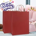 thumbnail image 4 of Bolsas de regalo de papel kraft BagDream, 25 x 13 x 33 cm, color rojo, 50 unidades, 4 of 5