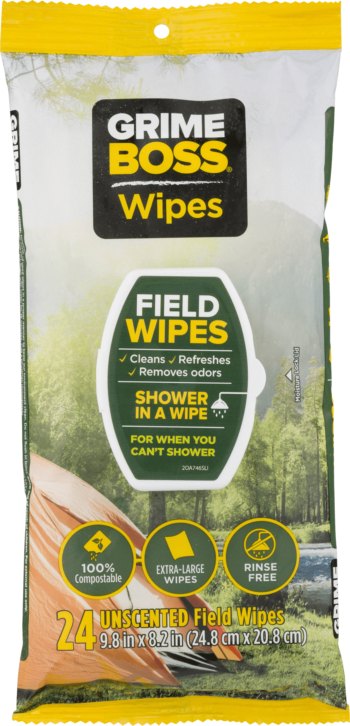 1 case = 48 packages of wipes x 20 count Hoo-ahhs Field Towels 
