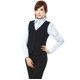 thumbnail image 5 of S-4XL Chaleco Rojo Negro para mujer, Ropa de Trabajo, chaleco corto ajustado para mujer, nuevo chaleco de primavera 2023, chaqueta sin mangas para oficina para mujer, Ropa de Trabajo, 5 of 5