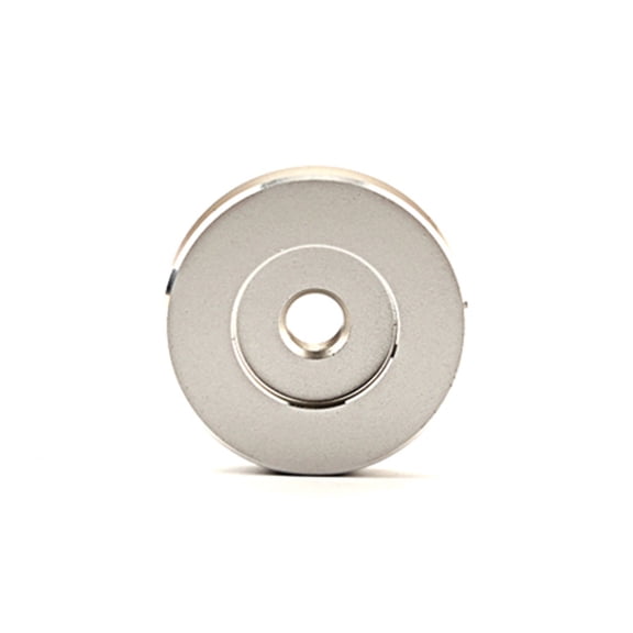 Soidarity Placa giratoria de Metal, alfombrilla antideslizante de aleación de aluminio, Dropship, adaptador medio de microfibra antiestático Accesorios para instrumentos musicales