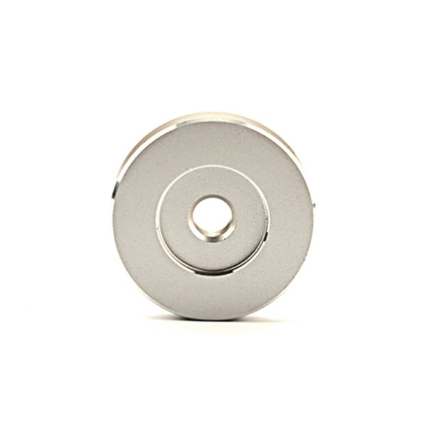 Soidarity Placa giratoria de Metal, alfombrilla antideslizante de aleación de aluminio, Dropship, adaptador medio de microfibra antiestático Accesorios para instrumentos musicales