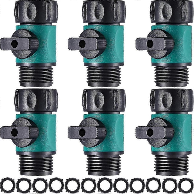 Shut Off Valve,plastic Garden Hose Connect Water Hose Turn Off Valve Garden Hose Connector Set-QJWL