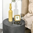 thumbnail image 2 of Lightweight Dark Gray End Table Ideal for Indoor Outdoor Plant and Coffee Use, 2 of 6