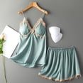 thumbnail image 2 of Eashery Womens Pajama Sets Pajamas Set Two-Piece Sleepwear Womens Pajama Set Girl Pajamas Green XL, 2 of 3