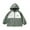 Army Green, variant on Toddler Boys Girls Jacket Lightweight Hooded Windbreaker Kids Water-Resistant Light Rain Jacket Print Outwear Wine 3-4 Years