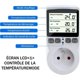 thumbnail image 4 of Toma termostato, controlador de temperatura, temporizador digital programable con sonda, toma termostato, calefacción invernadero, acuario 1ud, 4 of 5