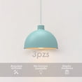 thumbnail image 3 of Ilios Innova | Paquete de 3 lámparas de techo colgantes decorativas estilo nórdico retro de 36 cm para habitaciones y salas de estar, 3 of 9