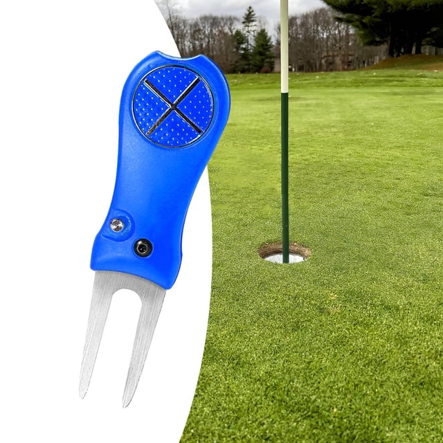 Herramienta Divot De Golf DYNWAVEMX Tenedor De Golf Plegable De Metal Ligero