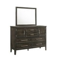 thumbnail image 5 of New Classic Andover 4-Piece Wood Queen Bedroom Set with Nightstand in Nutmeg, 5 of 6