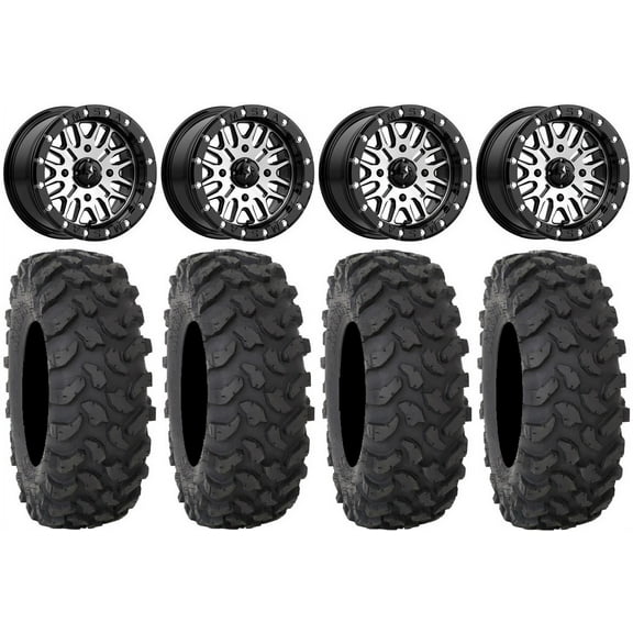 MSA Brute Beadlock 14" UTV Wheels 30" XTR370 Tires Polaris RZR XP 1000 / PRO XP / Ranger XP 900/1000