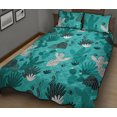 thumbnail image 2 of Juego de cama edredón con estampado de cactus verdes, 2 of 5