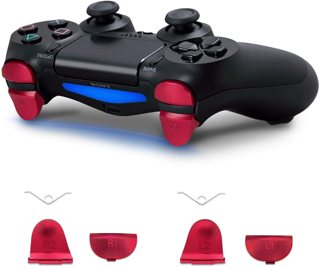 kwmobile Trigger Button Replacement Set Compatible with Playstation 4