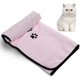 thumbnail image 1 of 50 X 90 Cm Absorbent Soft And Comfortable Microfiber Dog And Cat Bath Towelpink, 1 of 5