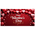 thumbnail image 3 of Valentine's Day Banner Heart Balloons Pink Roses Gift Box Backdrop Party Supplies Photography Props Romantic Decorations Festive Décor Background, 3 of 4