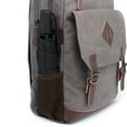 thumbnail image 4 of KAUKKO Vintage Canvas Backpack - Large Capacity,Multi-Functional Durable Outdoor Rucksack KF19, 16.2L, 4 of 5