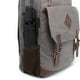 thumbnail image 4 of KAUKKO Mochila de Lona Vintage - Mochila para Exteriores de Gran Capacidad, Multifuncional y Duradera KF19, 16.2L（GRIS）, 4 of 4