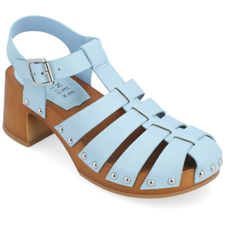 

Journee Collection Womens Kayda Tru Comfort Foam Low Heel Round Toe Sandals