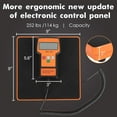 thumbnail image 2 of Refrigerant Scale 252LBS, Digital Refrigerant Charging Scale, High Precision, Compact Design, Includes Protective Carrying Case, 2 of 6
