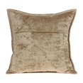 thumbnail image 2 of Parkland Collection Byblo Transitional Taupe Solid Quilted Pillow Cover, 2 of 6
