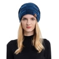 thumbnail image 2 of hirigin Women Winter Warm Skull Cap Classic Fleece Lined Beanie Hat Thick Slouchy Knitted Hat, 2 of 8