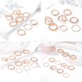 thumbnail image 4 of VONKY Bohemian Retro Moon Joint Knuckle Ring Sets Women Girls Rhinestones Heart Shape Rings Hand Jewelry Set, 4 of 9