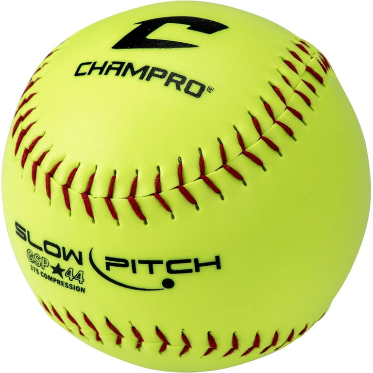 Champro Sports 12 ASA .44 COR Slowpitch Softballs, 12 Pack