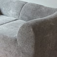 thumbnail image 6 of SOULART 76.38" Loveseat, Gray Sectional Sofa with Pillows, Modern Velvet Fabric Space-Saving Design for Small Spaces, 6 of 11