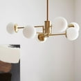 thumbnail image 2 of Bouclair Lampe de Plafond Blanche Sputnik, 2 of 10
