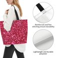 thumbnail image 3 of Easygdp Pink Glitter Bolsas Tote para Mujer, Bolsos de Hombro para Viaje, Bolsos de Mano de Gran Capacidad para Compras y Trabajo, 3 of 8