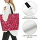 thumbnail image 3 of Disketp Pink Glitter Bolsa Tote Estampada para Mujer, Bolso de Hombro y de Mano para Compras y Viajes, 3 of 8