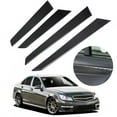 thumbnail image 3 of AMONIDA Interior Door Panel Cover, 4PCS Interior Door Panel Cover Trim Real Carbon Fiber Fit For C-class W204 07-13, 3 of 8