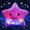 Purple, variant on Syenll Twinkle Star Plush Pillow, LED Glowing Cushions, Star Shaped Throw Pillow Toys for Toddlers, Purple
