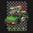 thumbnail image 4 of Tee Luv Mtn Dew Do The Dew Double Sided Racing Graphic T-Shirt (Men's) (3XL), 4 of 7