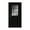Black, variant on 36x80 Fiberglass Front Entry Door with 4-9/16in Vinyl Frame & 9-Lite Low-E Glass - Preprimed White Oak Grain Knock-Down Design for Residential Right-Hand Inswing