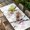 White, variant on Easter Table Cloths for 4 Foot Rectangle Tables, Rabbit Spring Botanical Flowers Black White Lattice Patio Waterproof Elastic Fitted Tablecloths, Washable Rectangular Table Cover for Camping
