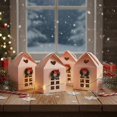 thumbnail image 5 of 12 Pack Large Enchanted Christmas Wonderland Cottage Gift Boxes, House Shaped Christmas Boxes with Handle, Gift Bag Xmas Paper Candy Packaging Box, 5 of 5