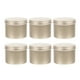 thumbnail image 1 of FELTECHELECTR 6 latas de aluminio para almacenar especias, dulces, velas y té., 1 of 7